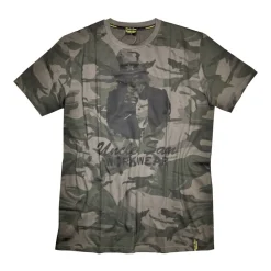 T-Shirt 'Workwear' olive/camouflage S, Baumwolle