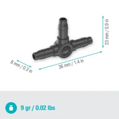 T-Stück 'Micro-Drip-System' 3/16"