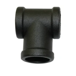 T-Stück 'Industrial Home' schwarz Ø 25 mm