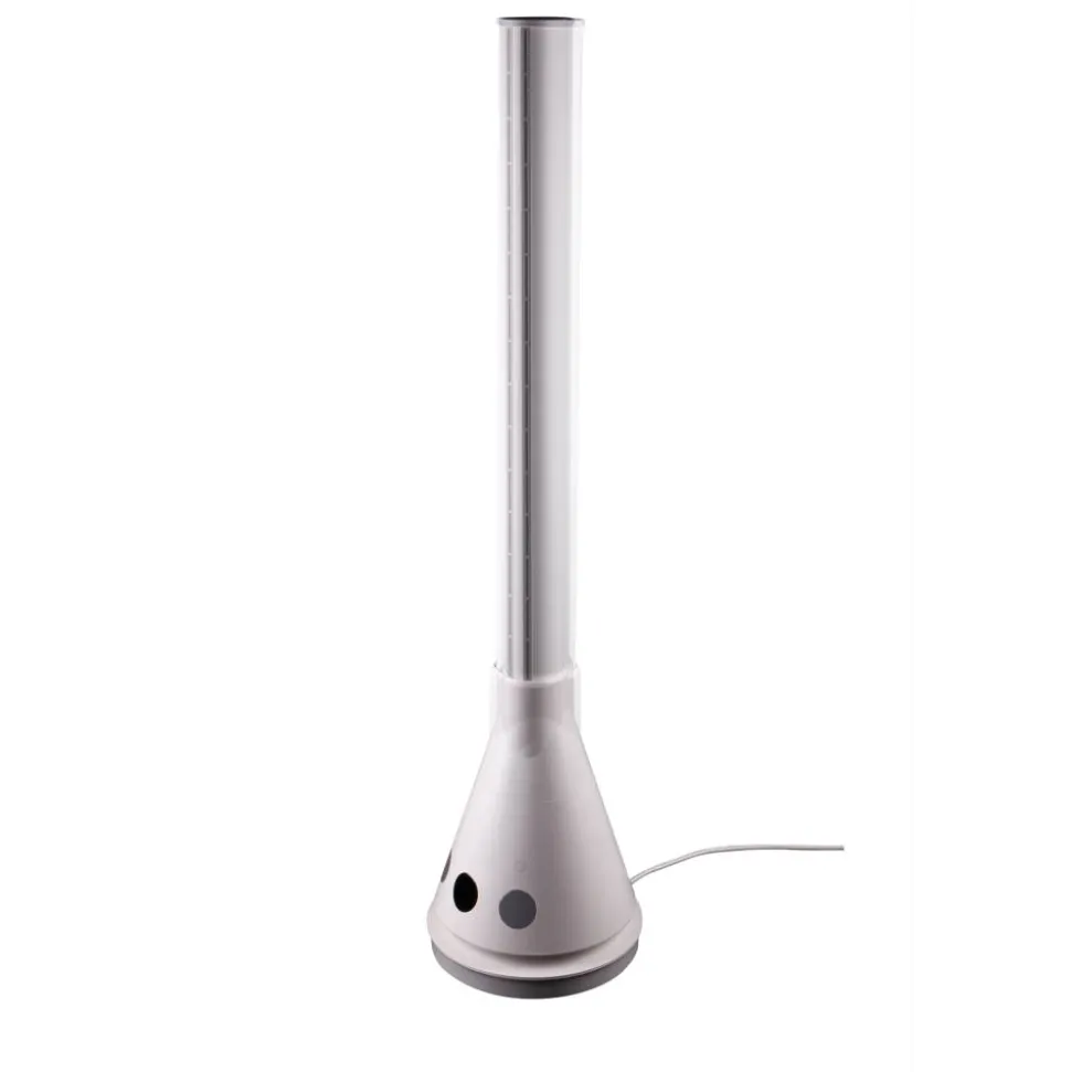 Turmventilator 2 in 1 mit Heizlüfter weiß 23,5 x 101 cm