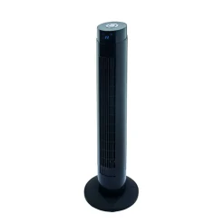 Turmventilator schwarz 28 x 87 cm