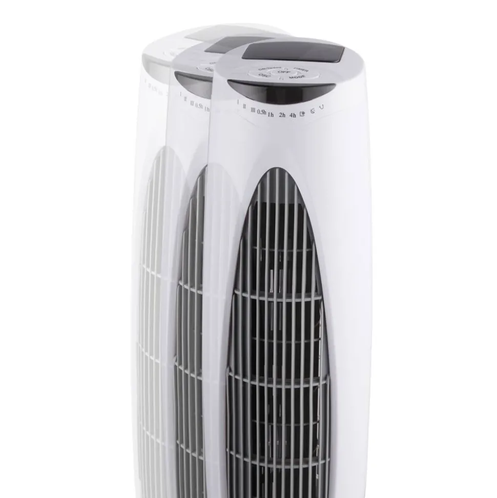Turmventilator weiß 98 cm