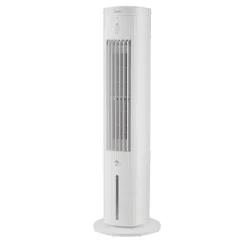 Turmventilator weiß mit Luftreinigung und Kühlung 100 cm