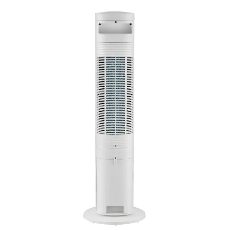 Turmventilator weiß mit Luftreinigung und Kühlung 100 cm
