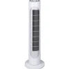 Turmventilator weiß oszillierend Ø 23,5 x 75,5 cm