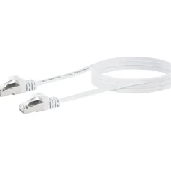 U/FTP-Netzwerkflachkabel CAT 6 weiß, 3 m