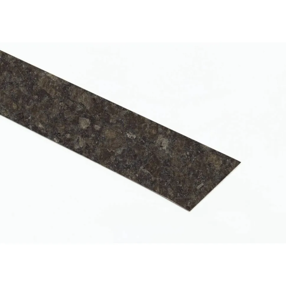 Umleimer 'K4894' Steel Grey Coffee, braun 500 x 4,5 cm