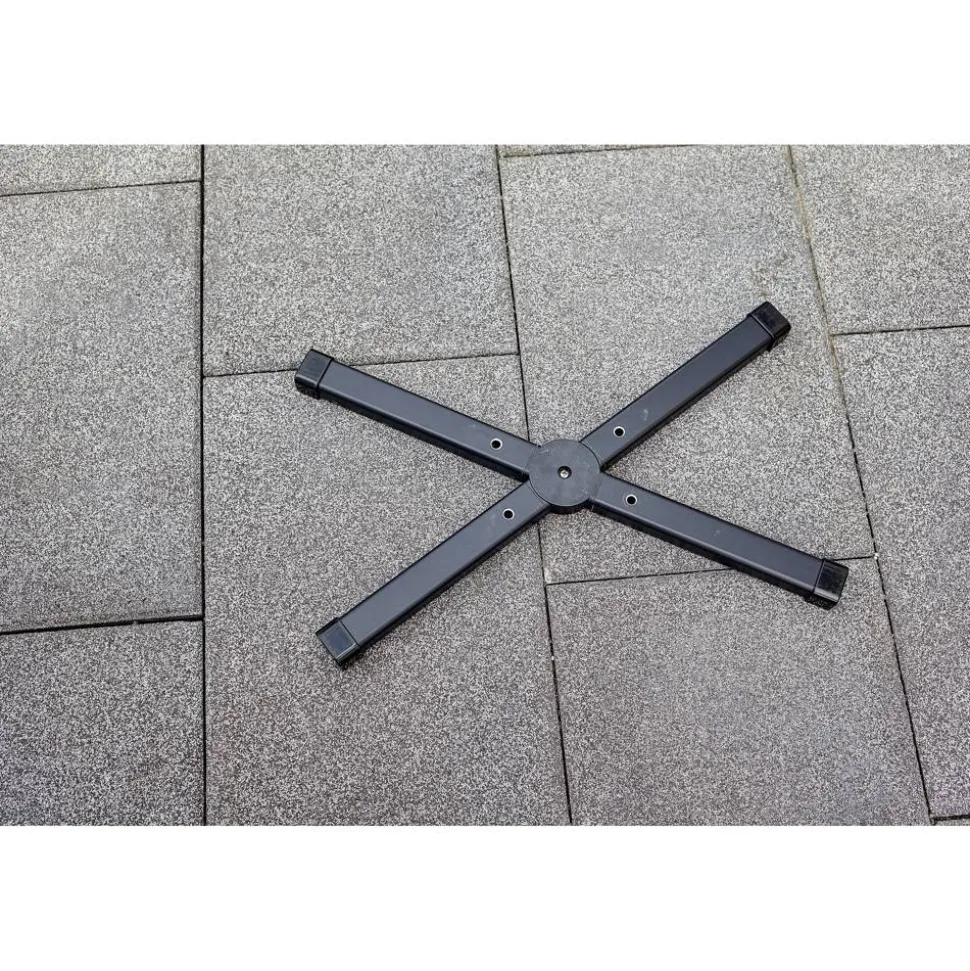 Universal Standfuß für Solarduschen schwarz