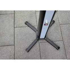 Universal Standfuß für Solarduschen schwarz
