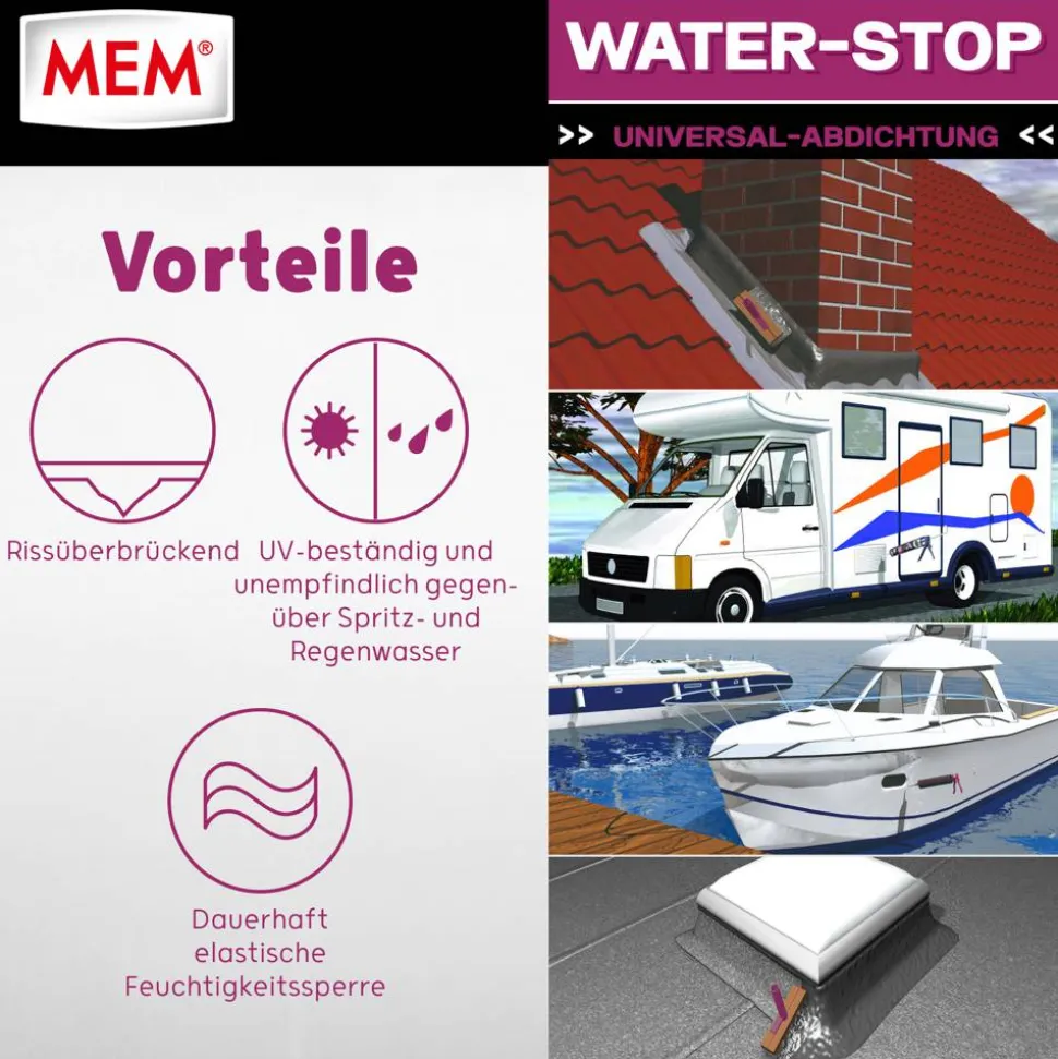 Universal-Abdichtung 'Water-Stop' 290 ml