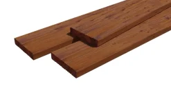 Universalbrett Nadelholz imprägniert beidseitig teilgeriffelt 19 x 95 x 2000 mm braun