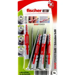 Universaldübel-Set 'DuoPower' 8 x 65 mm 8-teilig