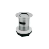 Universal-Kippventil Kunststoff verchromt 1 1/4", mit Überlauf