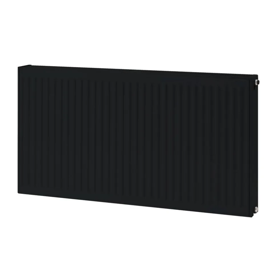 Universal-Kompaktheizkörper 'DK 22' schwarz 60 x 120 cm