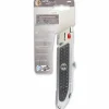 Universalmesser mit gummiertem Griff Metall inkl. 3 Klingen