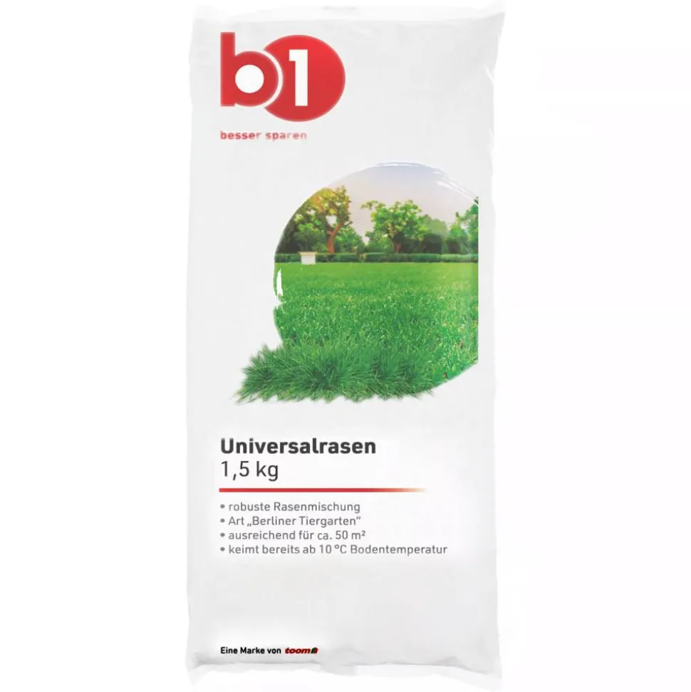 Universalrasensaat 'Berliner Tiergarten' 1,5 kg für ca. 50 m²