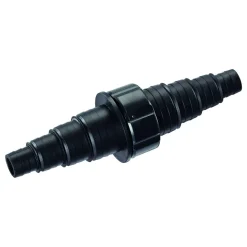 Universal-Schlauchverbinder-Set schwarz, 1 1/2