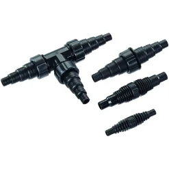 Universal-Schlauchverbinder-Set schwarz, 1