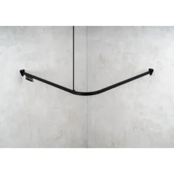 Universal-Vorhangschiene 'Bruck' schwarz 90 x 90 x 90 cm