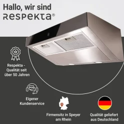 Unterbauhaube 'CH12060IX-21' Edelstahl 60 cm