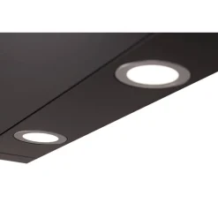 Unterbauhaube 'CH12060S-21' Edelstahl schwarz 60 cm