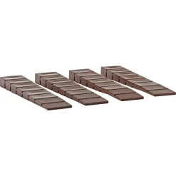 Unterlegkeil 1 - 8 mm braun 4 Stück