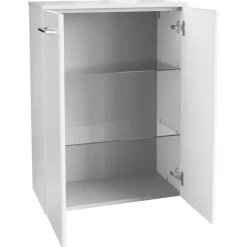 Unterschrank 'Milano' weiß glänzend 60,5 x 82,5 x 32 cm