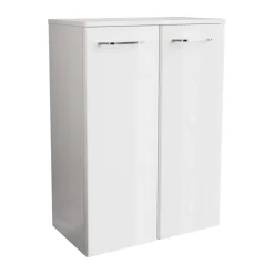 Unterschrank 'Milano' weiß glänzend 60,5 x 82,5 x 32 cm