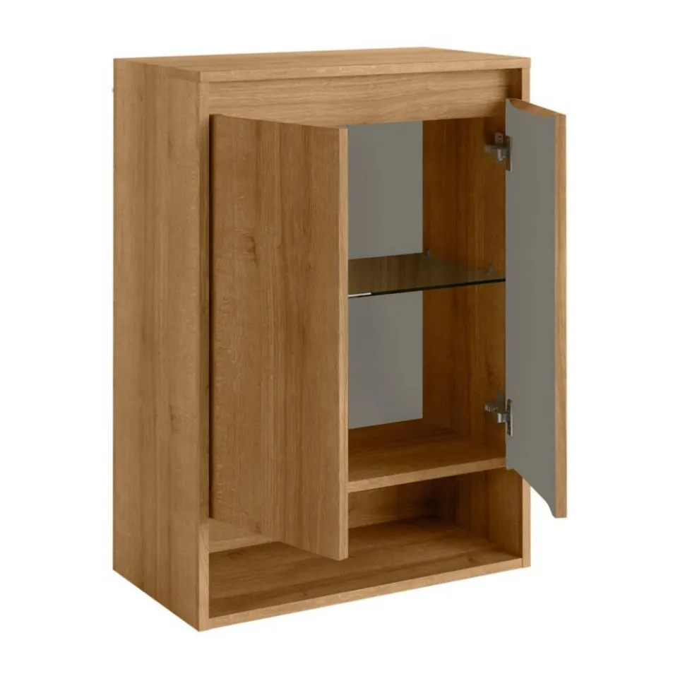Unterschrank 'Natura' braun matt 60,2 x 82,4 x 32 cm