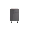 Unterschrank 'Optikomfort Jonte984' anthrazit/eichefarben 50 x 87 x 58,4 cm
