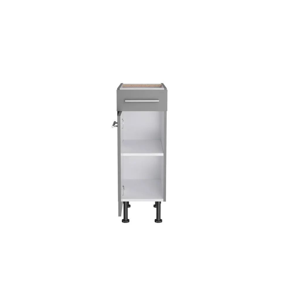 Unterschrank 'OPTIkomfort Mats825' basaltgrau 30 x 87 x 58,4 cm