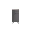 Unterschrank 'Optikomfort Jonte984' anthrazit/eichefarben 40 x 87 x 58,4 cm