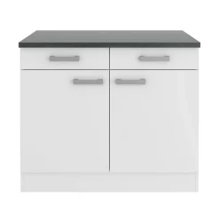 Unterschrank 'OPTIkult Oslo' weiß 100 x 84,8 x 60 cm