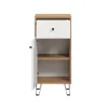 Unterschrank 'Touch' weiß, braun matt 36 x 79 x 29 cm