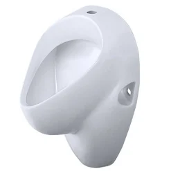Urinal-Komplettset 'Harmony' mit Druckspüler, ohne WC-Sitz, mit Spülrand