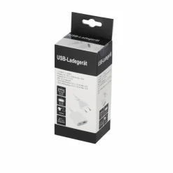 USB-Ladegerät weiß mit 2 USB-Ports
