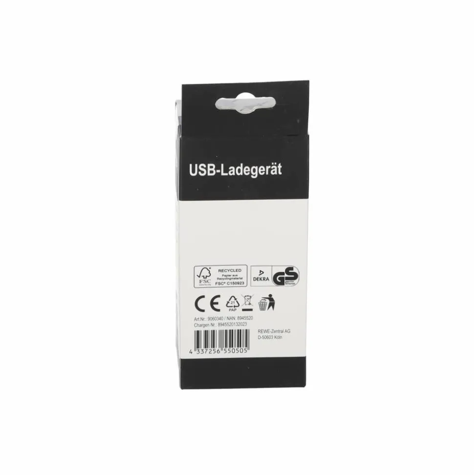 USB-Ladegerät weiß mit 2 USB-Ports