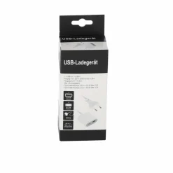 USB-Ladegerät weiß mit 2 USB-Ports