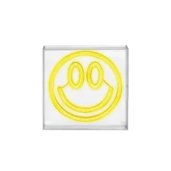 USB-Tischleuchte 'Smiley' Kunststoff 18 x 18 cm