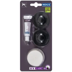 UV-Loc® Befestigungsset schwarz Ø 5 x 1,5 cm, 2 Stück