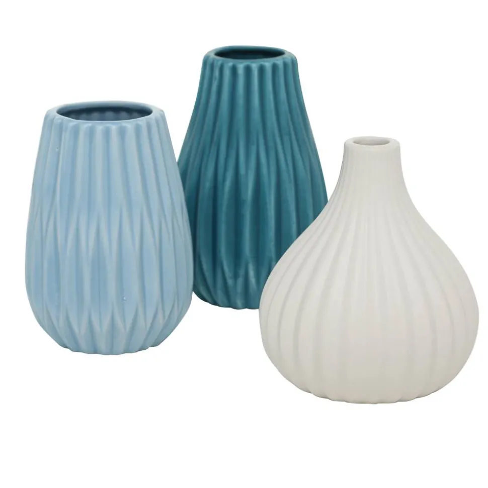 Vase 'Wilma' Ø 10 x 12 cm 3 Farben sortiert