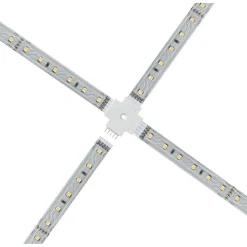 Verbinderset 'MaxLED' X-Connector weiß Kunststoff