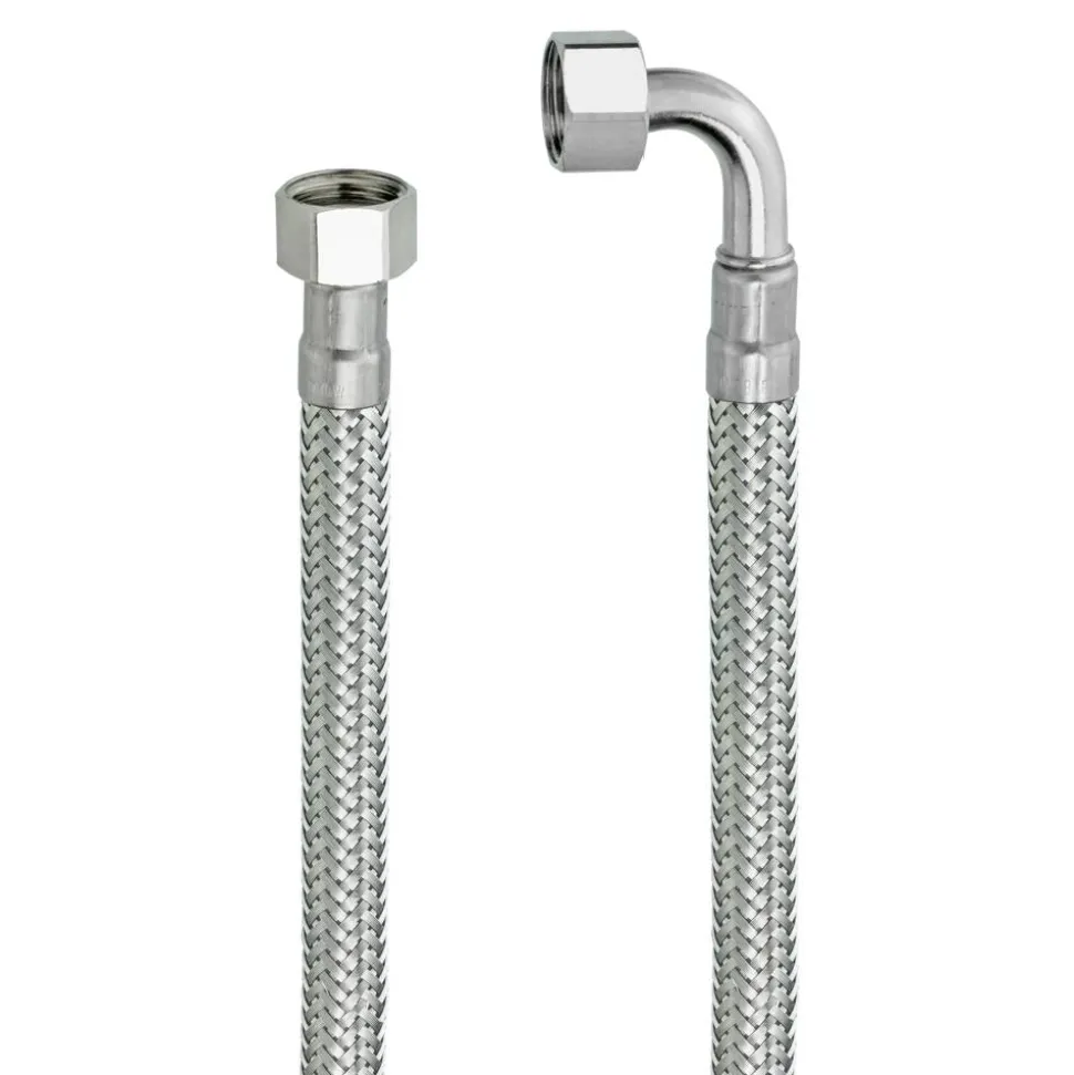 Verbindungsschlauch gebogen 90° 3/8" 20 cm