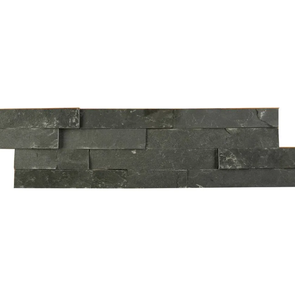 Verblender 'Brickstone' schwarz 55 x 15 cm