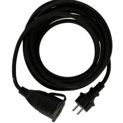 Verlängerungskabel 'H05RR-F 3G1,5' schwarz 5 m