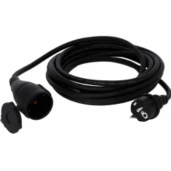 Verlängerungskabel 'H05RR-F 3G1,5' schwarz 5 m