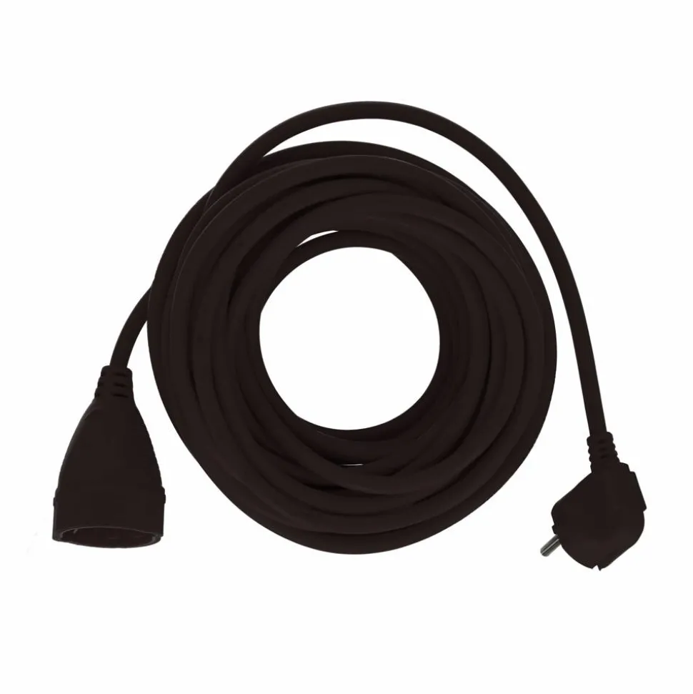 Verlängerungskabel 'H05VV-F 3x1,5' schwarz 10 m