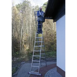 Vielzweckleiter 'Corda' 3 x 9 Sprossen