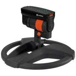 Viereckregner 'AquaZoom Compact' schwarz 9-216 m²