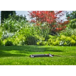 Viereckregner 'AquaZoom M' schwarz/silbern 9-250 m²
